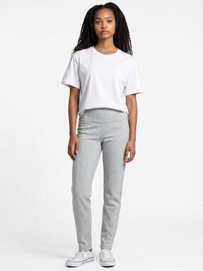 lululemon Heather Gray Leggings Sweatpants Size 10 Cotton Blend